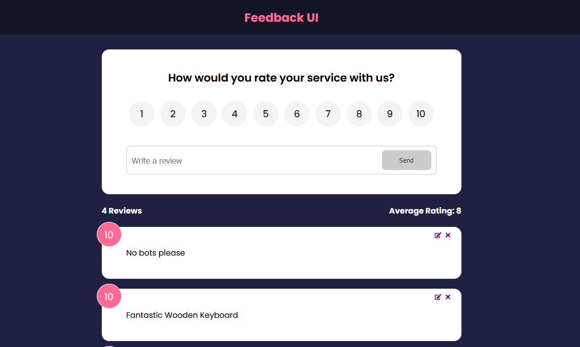 Feedback App